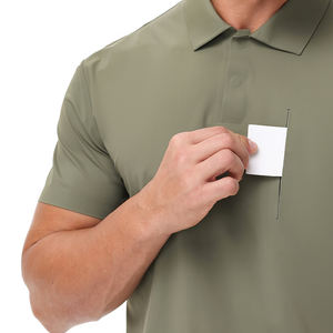 Camisas Polo de Negocios sin Costuras para Hombre, Suministradas por Fábrica, con Tecnología de Ajuste sin Costuras, con un Aspecto Más Elegante al Usar - Product Image 6