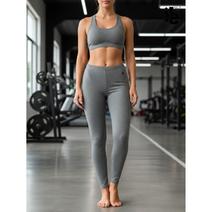 Women's Elastic Comfortable Fleece Leggings with Embroidered Logo Various Colors 1 Piece One Size & XL Available at Ye Store - Product Image 3