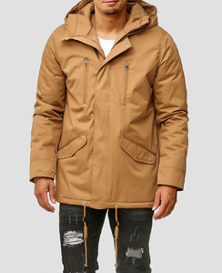 Veste d'hiver, doudoune avec col en fourrure, doudoune matelassée pour homme, vente en gros - Product Image 3