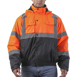 Chaqueta de Trabajo Reflectante de Alta Visibilidad con Corte Moderno, Hombros y Mangas Reforzados, Perfecta para Trabajos de Construcción e Industriales - Product Image 1