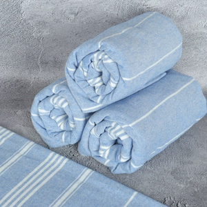 Fabricante de toallas de playa de algodón teñido hilo de secado rápido - Product Image 1