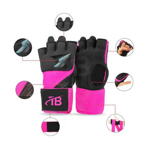 ผ้าพันมือสำหรับเล่นยิมฟิตเนสพิมพ์โลโก้ได้ตามต้องการ - Product Image 3