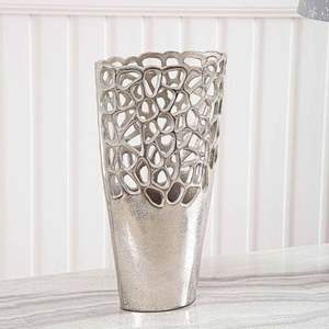 Jarrón de Flores de Aluminio Liso Ecológico Hecho a Mano con Superficie Metálica Pulida y Elegancia Floral para Decoración del Hogar - Product Image 6