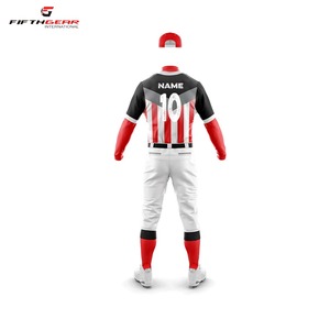 OEM de alta calidad de secado rápido Anti-UV que absorbe la humedad de los hombres Jerseys de béisbol ropa transpirable bordado personalizado impreso conjuntos - Product Image 5