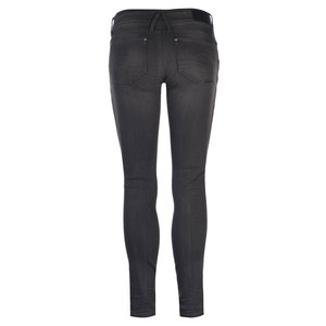 High Waist Straight Women's Jeans Imported From Turkey Loose Fit Casual Denim Pants with Narrow Wide Leg Solid Pattern - Product Image 6