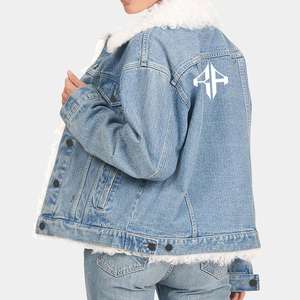 Top Mujer 100% Algodón Alta calidad Stand Collar Invierno Denim Chándal Top Color personalizado OEM/ODM Servicio por RIVIAN ATLANTIC - Product Image 4