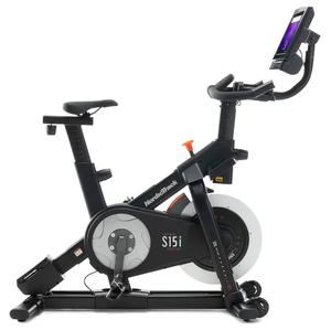 Vélo de studio commercial double cycle Track S15i avec connectivité Wi-Fi 2,4 GHz et 5 GHz, incluant une adhésion IFIT Famille de 30 jours pour les salles de sport - Product Image 1