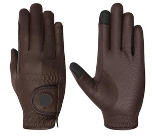 OEM profesional antideslizante hecho a medida guantes de equitación diseño de cuero transpirable duradero para el invierno caliente nuevo lanzamiento - Product Image 5
