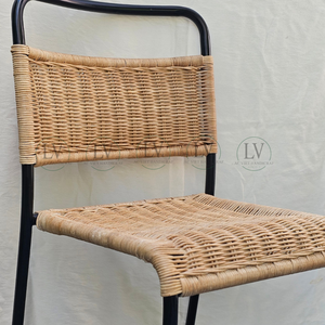 เก้าอี้รับประทานอาหารทำจากหวายระบายความร้อนใช้ในห้องครัวกลางแจ้งเฟอร์นิเจอร์และของตกแต่งบ้านขายส่งจากโรงงานเวียดนาม - Product Image 2