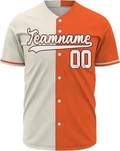 Maillots de baseball 100% polyester de haute qualité les plus populaires pour 2025 broderie personnalisée respirant séchage rapide softball pour hommes - Product Image 4