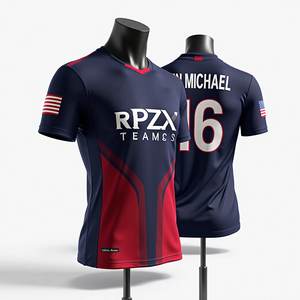 Maillots de sport personnalisés pour hommes maillots de football de basket-ball imprimés de softball sublimés maillots de pêche vêtements de sport respirants - Product Image 3