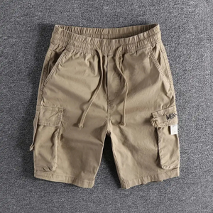 Pantalones cortos Cargo de malla de secado rápido para hombre 2025, ropa deportiva ligera para entrenamiento y trotar, pantalones cortos de gimnasio cómodos - Product Image 2