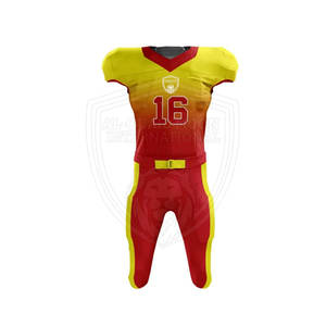 Diseño OEM Uniforme de fútbol americano más popular Peso ligero Precio asequible Uniforme de fútbol americano - Product Image 5