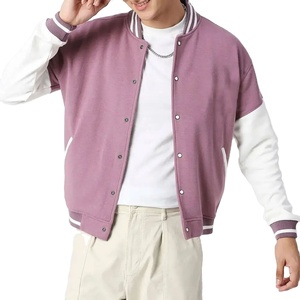 Wholesale Custom latest designs <b>Long</b> Sleeve Baseball varisty <b>Jacket</b> <b>Men</b> Plain Blank varisty <b>Jackets</b> for <b>men</b> winter <b>jacket</b> 2026 - Product Image 1