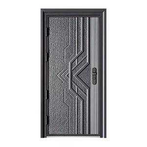 <span class=keywords><strong>Porte</strong></span> d'<span class=keywords><strong>entrée</strong></span> en acier anti-effraction style <span class=keywords><strong>Hormann</strong></span>, surface finie, pour villa, sécurité domestique, vente en gros sur mesure - Product Image 1