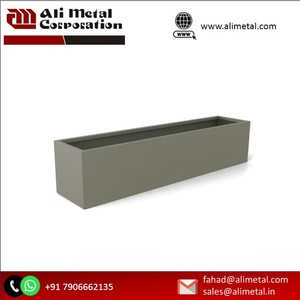 Wholesale Small Metal <b>Garden</b> Decor Galvanized Steel <b>Planter</b> Box minimalist Flowers Outdoor Decoration floor shopping mall - Product Image 6