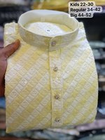 Pyjama Kurta pour hommes et enfants avec séquence travaillé par l'exportateur en gros Fabzone