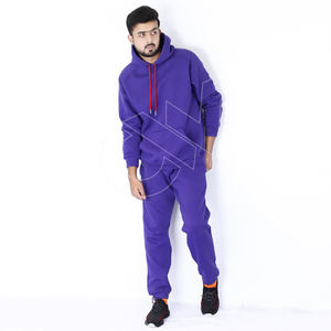 การออกแบบที่กําหนดเอง 2 ชิ้นชุดวอร์มวิ่งจ๊อกกิ้งสวมใส่ถนนสําหรับผู้ชายที่มีคุณภาพระดับพรีเมียม - Product Image 6