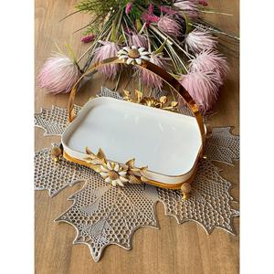Rettangolo bianco della maniglia della margherita dell'oasi
