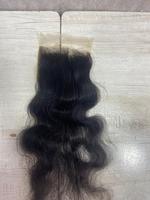 Extensions de cheveux humains Remy bouclés de 16 pouces avec closure 4x4, cheveux bruts d'Inde du Sud, double trame machine pour Lace Front, toutes couleurs