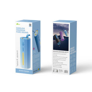 ALTAVOZ BT SPA-137 Waterproof <b>Mini</b> Outdoor Speaker RGB LED Lighting RGB LED Lighting <b>Microphone</b> for Parties Power Battery 5W X2 - Product Image 1