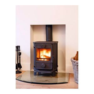 แก้วเซรามิกขนาด26x14ที่ทันสมัยสำหรับใช้ในร่มและเตาผิงกลางแจ้งเตา/ครัวพร้อมชิ้นส่วนเตาผิงทำจากไม้ - Product Image 1