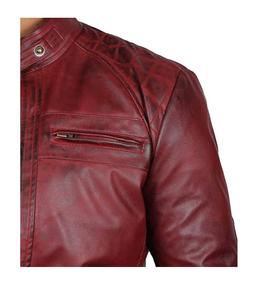 Chaqueta de Cuero Genuino para Hombre de Alta Calidad, Chaqueta de Cuero Real 100% Original Personalizada al por Mayor - Product Image 4
