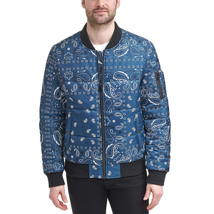 Chaqueta informal para hombre, chaqueta de bombardero de béisbol para deportes al aire libre, chaqueta de bombardero de otoño con cuello redondo para hombre - Product Image 1