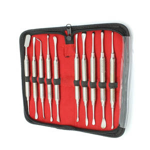 Elevador de periostio Dental de Material de acero inoxidable, juego de doble extremo, 10 Uds., implante Dental y periodontal - Product Image 6