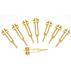 TUNING FORKS SET OF Chakra diapasón médico Aluminio Tuning Fork Acero inoxidable RTSIC - Product Image 5