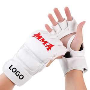 Gants de MMA professionnels de haute qualité, logo personnalisé, vente en gros, gants de grappling en cuir, gants de sparring, gants de boxe en PU, arts martiaux - Product Image 3