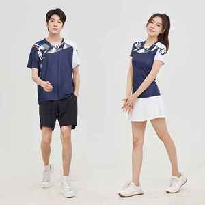 Vêtements de tennis de table et de badminton unisexes personnalisés de haute qualité, sublimation intégrale, maillots à séchage rapide, équipement de compétition - Product Image 5