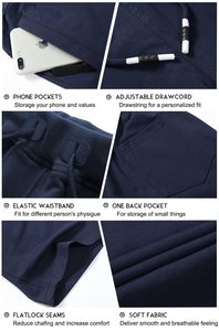 Pantalones cortos para hombre de poliéster 100% al por mayor pantalones cortos deportivos transpirables de alta calidad con logotipo personalizado de malla para gimnasio pantalones cortos para correr - Product Image 6