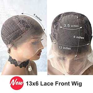 Perruque en cheveux humains brésiliens non traités Uniky, style Yaki, 150% 180% 134 136, perruque frontale en dentelle HD, pleine et épaisse - Product Image 4