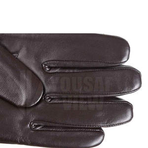 La mejor calidad de dedo completo de moda guantes de cuero de moda desgaste al aire libre uso de los hombres guantes de cuero - Product Image 5
