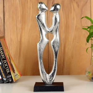 Decoración de Mesa Duradera Hecha a Mano con Base de Hierro y Superficie de Aluminio Dorado y Plateado para Bodas, Navidad, Fiestas de Cumpleaños y Festivales - Product Image 3