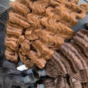 Extensiones de Cabello Humano Virgen Vietnamita, Ondulado Marrón Natural, de Alta Calidad, Super Double Drawn, al por Mayor - Product Image 2