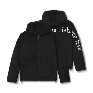 Zip-Up <b>Hoodie</b> Lightweight <b>Men's</b> and Women's <b>Sherpa</b> Fleece Zip-Up <b>Hoodie</b> with Plush Lining Embroidered Winter Casual Wear - Product Image 6