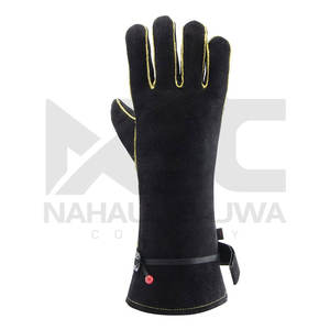 New Arrivals Custom Made Cowhide Safety <b>Welding</b> <b>Gloves</b> with Logo Anti-Slip All Sizes Available-XL Included - Product Image 2