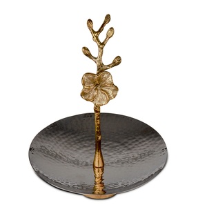 Soporte para Pastel de Metal de Una Sola Capa, de Calidad Superior, Hecho a Mano, Decorativo, con Borde, Estilo Clásico y Elegante - Product Image 6