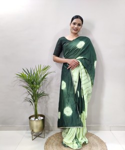 Sari Silk prêt à porter vêtements de mariage de fête indiens en prix de gros broderie traditionnelle travail banarasi khadi - Product Image 5