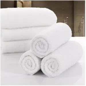 5 Star Luxury Hotel &Spa cotton terry Towel Sets White 100% Cotton Hand Bath Face Towel 50x90 500GSM white cotton face washcloth