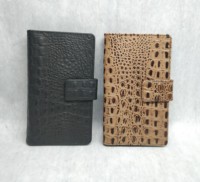Dompet sampul paspor, kulit buaya cetak mewah Premium pemegang penutup dokumen kendaraan pengatur dokumen keluarga perjalanan dompet koin RFID dilindungi