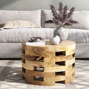 Fancy stylish best selling modern solid wood coffee <b>table</b> for kitchenware office home restaurant living room garden decoration - Product Image 3