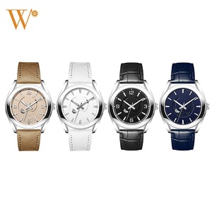 Reloj Automático Miyota 9015 con Fase Lunar, Cristal de Zafiro de Lujo, Correa de Cuero Genuino, Logotipo Personalizado, Reloj Mecánico de Pulsera para Hombre, OEM - Product Image 5