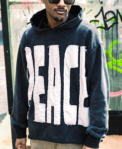 Sudaderas con capucha desgastadas personalizadas de alta calidad hechas en fábrica para hombre, sudaderas con capucha desgastadas con tarifa al por mayor de nuevo diseño para hombre - Product Image 6