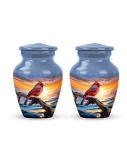 Urnes d'oiseaux cardinaux pour cendres adultes urnes funéraires pour papa grande urne pour homme femme urne funéraire pour hommes adultes femmes taille personnalisée - Product Image 1