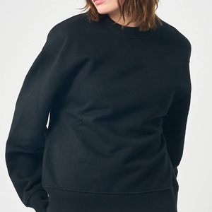 Custom Design Long <b>Sleeves</b> Women Pullover <b>Sweatshirts</b> Top Seller Cotton Fleece Heavyweight O Neck women's <b>sweatshirt</b> - Product Image 5