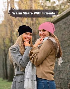 Long Style Distressed Fashion <b>Beanie</b> <b>Hats</b> for Men and <b>Women</b> Wholesale Oversized Baggy Caps Cotton Material with Designer Logo - Product Image 5