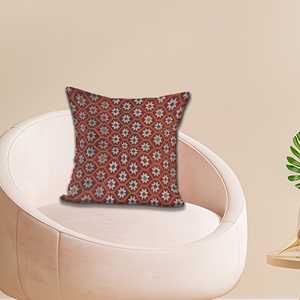 Coussin à imprimé floral bohème - Design Kilim vintage unique, 12"x12" - 30x30 cm - Product Image 1